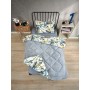 ETE HOMETEX TEK KİŞİLİK LÜX WELSOFT YORGAN SETİ ASYA GRİ 155X215CM 8696474231887